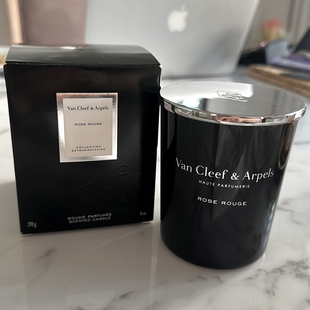NWT Van Cleef & Arpels Rose Rouge 6 oz./ 170 g. Bougie Parfumée Scented Candle